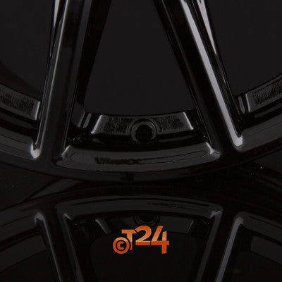 PLATIN Velgen - P 99 Jetblack - 17 inch