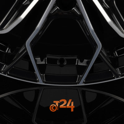 PLATIN Velgen - P 118 Black Polished - 18 inch