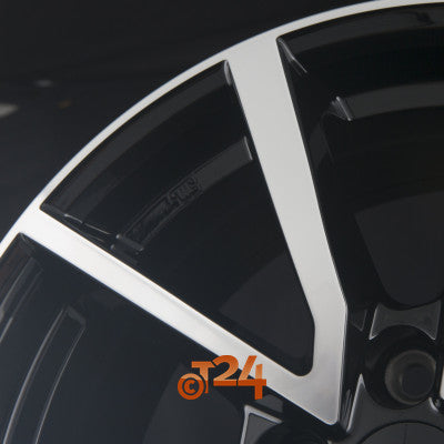 PLATIN Velgen - P 95 Diamant Schwarz Frontpoliert - 16 inch