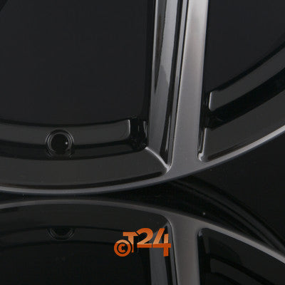 PLATIN Velgen - P 107 Diamant Schwarz Frontpoliert - 19 inch