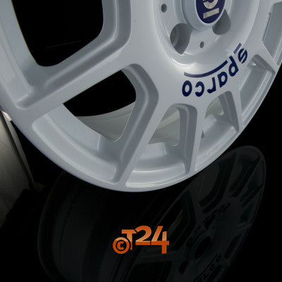 SPARCO Velgen - TERRA White + Blue Lettering - 16 inch