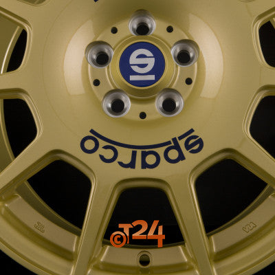 SPARCO Velgen - TERRA Race Gold + Blue Lettering - 17 inch