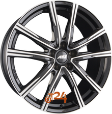 AEZ Velgen - MONTREAL DARK - Schwarz Glanzend Frontpoliert - 20 inch