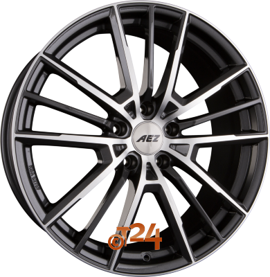 AEZ Velgen - KAIMAN DARK - Gunmetal Frontpoliert - 18 inch