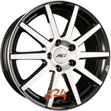 AEZ Velgen - STRAIGHT Black Polished Front - 19 inch