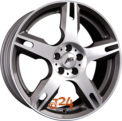 AEZ Velgen - TACANA Anthrazit Frontpoliert - 18 inch