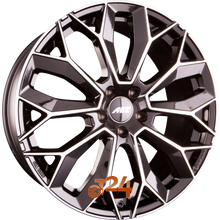 AEZ Velgen - LEIPZIG DARK - Schwarz Glanzend Frontpoliert - 21 inch