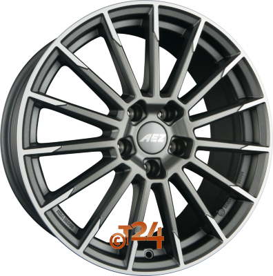 AEZ Velgen - ATLANTA TITAN - Graphite Matt Frontpoliert - 18 inch