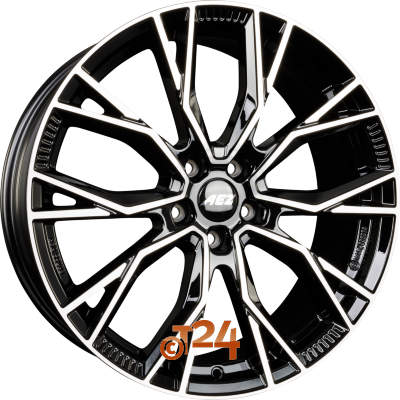 AEZ Velgen - TORONTO DARK - Schwarz Glanzend Frontpoliert - 18 inch
