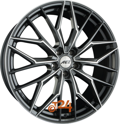 AEZ Velgen - PORTO DARK - Gunmetal Polished - 20 inch