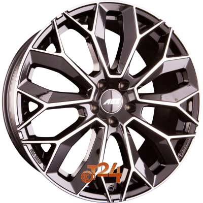 AEZ Velgen - LEIPZIG DARK - Schwarz Glanzend Frontpoliert - 22 inch