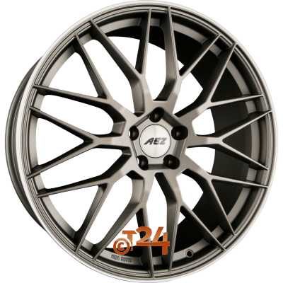 AEZ Velgen - CREST DARK - Gunmetal Matt Polished Lip - 21 inch