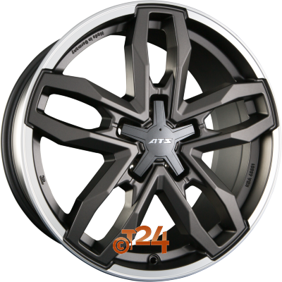 ATS Velgen - TEMPERAMENT Blizzard-Grau Hornpoliert - 18 inch