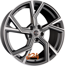 AVUS Racing Velgen - AF20 Matt Anthracite Polished - 21 inch
