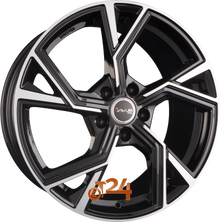 AVUS Racing Velgen - AF20 Black Polished - 19 inch