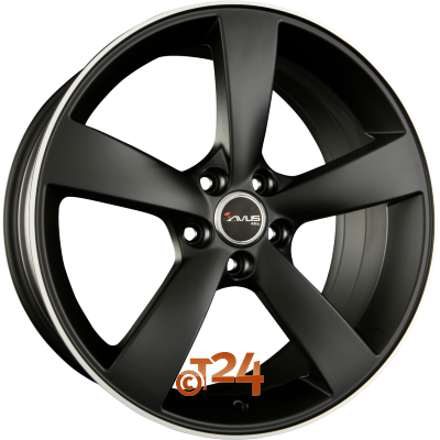 AVUS Racing Velgen - AF10 Matt Black Polished - 18 inch