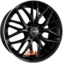 AVUS Racing Velgen - AF19 Black Polished Lip - 17 inch