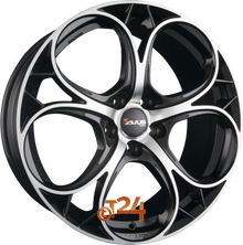 AVUS Racing Velgen - AC-520 Black Polished - 19 inch