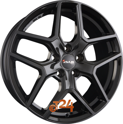 AVUS Racing Velgen - AC-519 Black - 17 inch