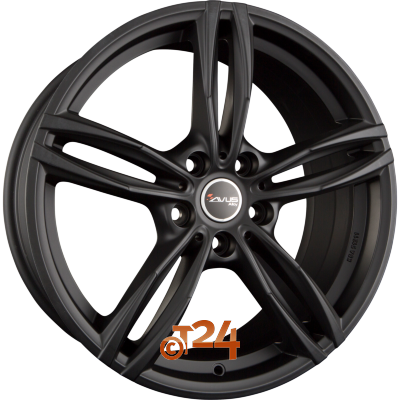 AVUS Racing Velgen - AF15 Matt Black - 17 inch