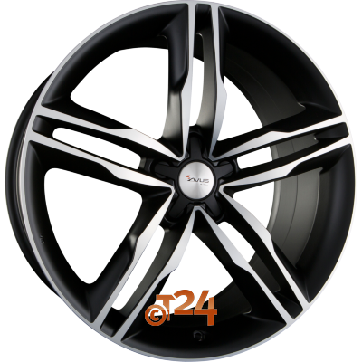 AVUS Racing Velgen - AF6 Matt Black Polished - 19 inch