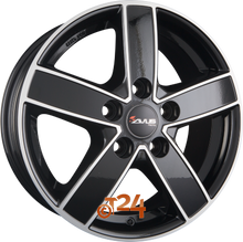 AVUS Racing Velgen - AC-V51 Black Polished - 16 inch