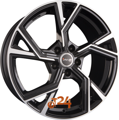 AVUS Racing Velgen - AF20 Black Polished - 21 inch