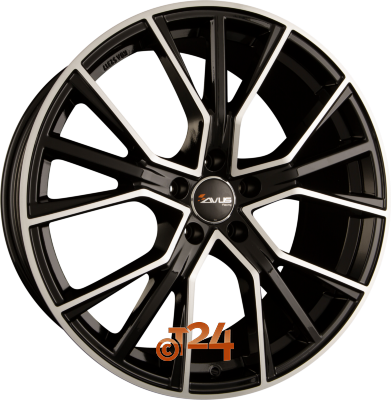 AVUS Racing Velgen - AF18 Black Polished - 22 inch