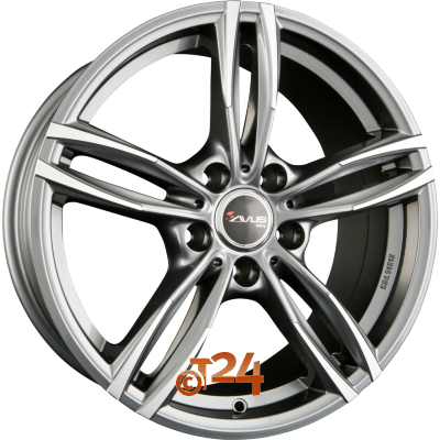 AVUS Racing Velgen - AF15 Anthracite Polished - 18 inch