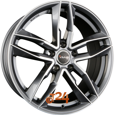 AVUS Racing Velgen - AF16 Anthracite Polished - 21 inch