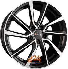 AVUS Racing Velgen - AC-518 Black Polished - 19 inch