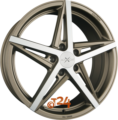 AXXION Velgen - AX10 Bronze Matt Poliert  - 19 inch