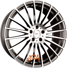 AXXION Velgen - AX5 EXCESS Daytonagrau Hochglanz Poliert  - 20 inch