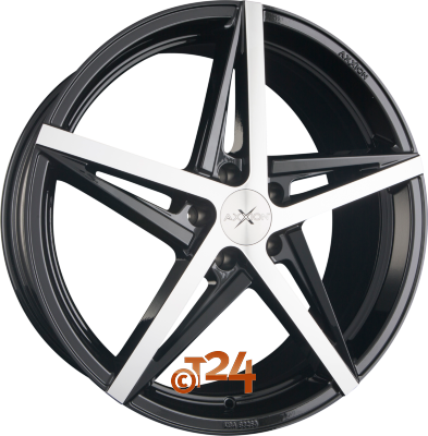 AXXION Velgen - AX10 Schwarz Hochglanzpoliert  - 20 inch