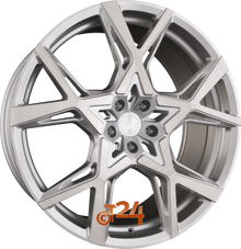 BARRACUDA Velgen - PROJECT X Silver Brushed Surface - 22 inch