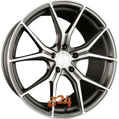 BARRACUDA Velgen - INFERNO Highgloss Gunmetal Polished - 19 inch