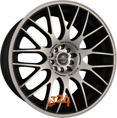 BARRACUDA Velgen - KARIZZMA Matt Black Polished - 17 inch