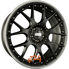 BBS Velgen - CH-RII Wielnaaf Schwarz Matt - Velgbed Titan Matt - 22 inch
