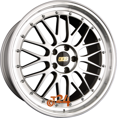 BBS Velgen - LM Brillantsilber - Velgbed Diamantgedraaid - 17 inch