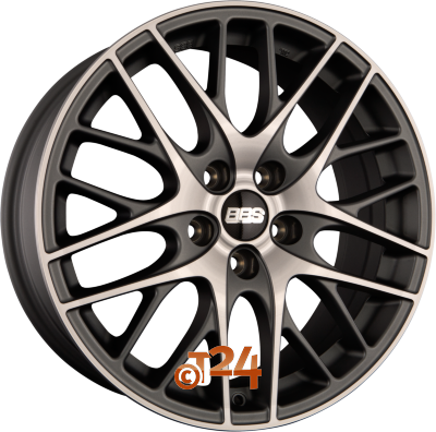 BBS Velgen - CS Anthrazit Diamantgedraaid - 17 inch