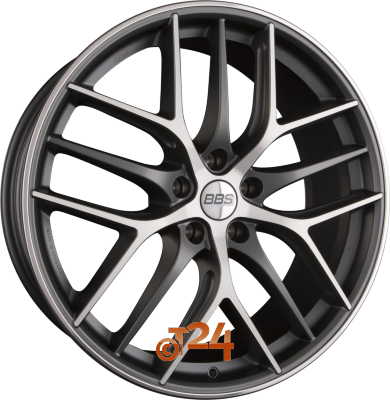 BBS Velgen - CC-R Graphit Diamantgedraaid Matt - 19 inch