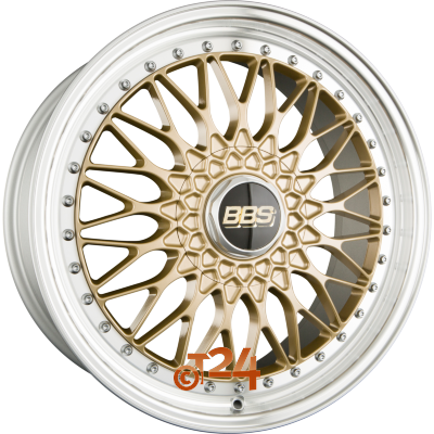 BBS Velgen - SUPER RS Wielnaaf Gold-Velgbed Diamantgedraaid - 20 inch