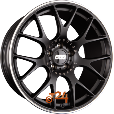 BBS Velgen - CH-R Schwarz Matt met RVS stootbescherming - 19 inch