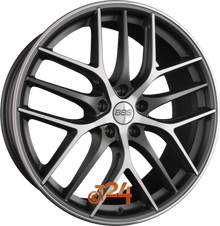 BBS Velgen - CC-R Graphit Diamantgedraaid Matt - 19 inch