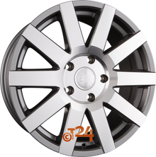 BLACK RHINO Velgen - JOURNEY Gloss Gunmetal Mirror Cut Face - 18 inch