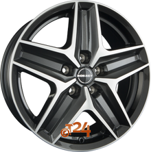 BORBET Velgen - CWZ Mistral Anthracite Glossy Polished - 17 inch
