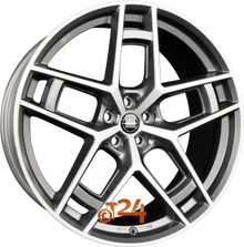 BORBET Velgen - TF Graphite Polished Glossy - 24 inch
