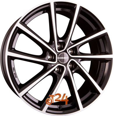 BORBET Velgen - V Black Polished Glossy - 19 inch