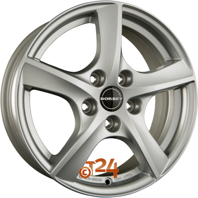 BORBET Velgen - TL Brilliant Silver - 16 inch