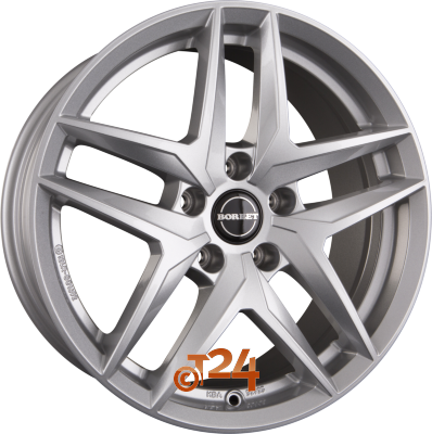 BORBET Velgen - Z Crystal Silver - 17 inch